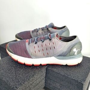 Under Armour UA Men Speedform Europa Grey Mesh Running Shoes Trainers Size  14